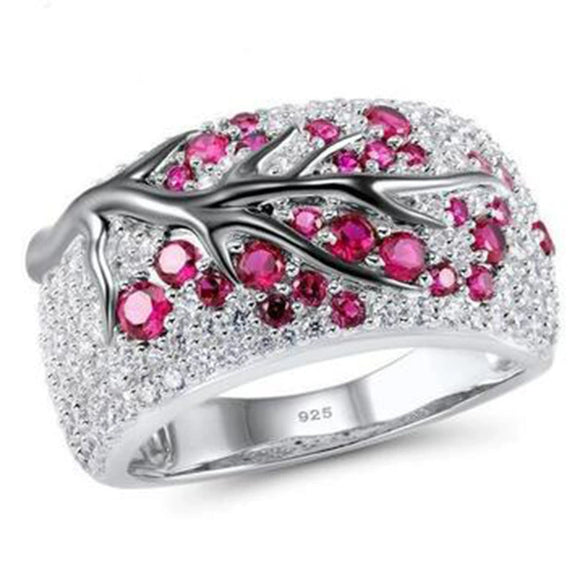 Women's Metal Ring With Geometric Pattern And Electroplating Treatment