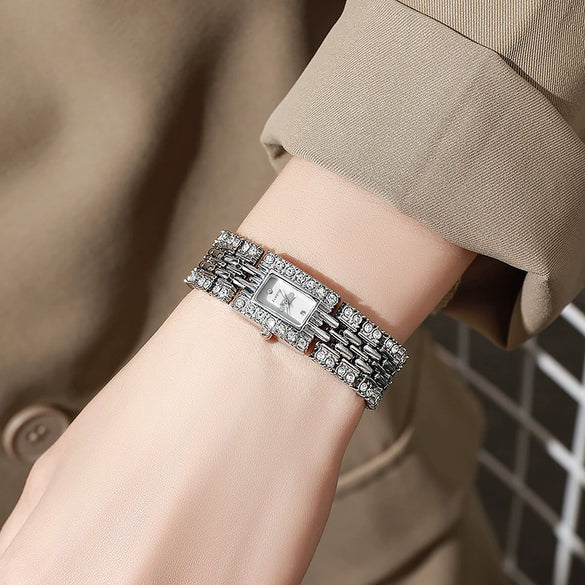 Women's Metal Square Fashion Bracelet Watch