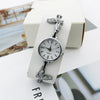 Women's Metal Stainless Steel Quartz Butterfly Round Dial Luxury Casual Diamondencrusted Bracelet Watch