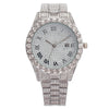 Women's Metal Watch With Roman Pattern And Fashion Style