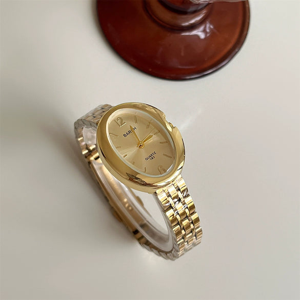 Women's Midcentury Style Alloy And Steel Strap Watch