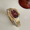 Women's Midcentury Style Alloy And Steel Strap Watch
