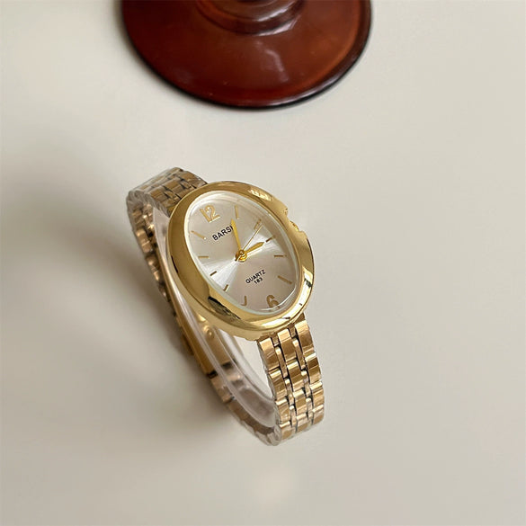 Women's Midcentury Style Alloy And Steel Strap Watch