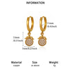 Women's Minimalist Butterfly Pendant Earrings Gold Plated Copper Drop Earrings With Simple Elegant Design For Wholesale