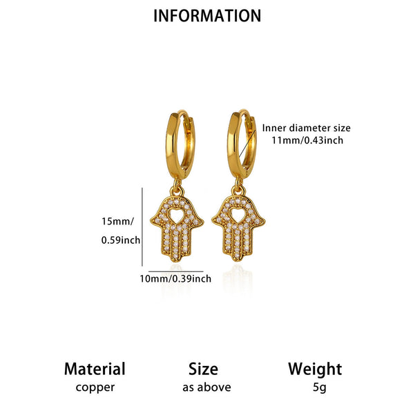 Women's Minimalist Butterfly Pendant Earrings Gold Plated Copper Drop Earrings With Simple Elegant Design For Wholesale