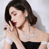 Women's Minimalist Butterfly Pendant Necklace With Zircon Inlay Electroplated Copper Clavicle Chain Jewelry