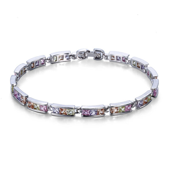 Women's Minimalist Copper Flower Bracelet And Ring Set With Inlaid Zircon Gold Plated Electroplated Jewelry