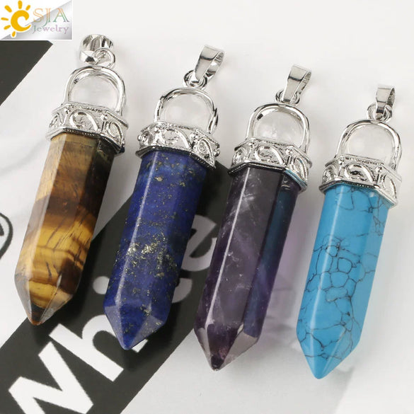 Women's Minimalist Crystal Bullet Pendant Necklace With Ball Chain Fashion Jewelry Accessory