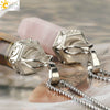 Women's Minimalist Crystal Bullet Pendant Necklace With Ball Chain Fashion Jewelry Accessory