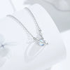Women's Minimalist Fantasy Planet Necklace 925 Sterling Silver With Cross Chain And Electroplating