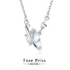 Women's Minimalist Fantasy Planet Necklace 925 Sterling Silver With Cross Chain And Electroplating