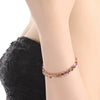 Women's Minimalist Floral Brass Zircon Crystal Bracelet Electroplated All Match High End Fashion Jewelry