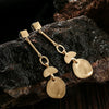 Women's Minimalist Geometric Alloy Long Statement Earrings Fashion Jewelry Ear Pins