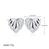 Women's Minimalist Geometric Copper Earrings With Electroplating And Irregular Double Ring Coil Winding Design