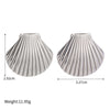 Women's Minimalist Geometric Copper Earrings With Electroplating And Irregular Double Ring Coil Winding Design