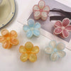 Women's Minimalist Geometric Handmade Egg Flower Hair Grab Clip