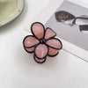 Women's Minimalist Geometric Handmade Egg Flower Hair Grab Clip
