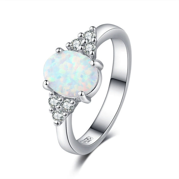Women's Minimalist Geometric Metal Ring With Electroplated Finish Simple Fashion Jewelry