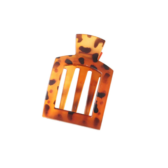 Women's Minimalist Geometric Pc Spray Painted Square Highend Grab Clip Hair Accessories