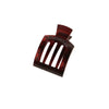 Women's Minimalist Geometric Pc Spray Painted Square Highend Grab Clip Hair Accessories