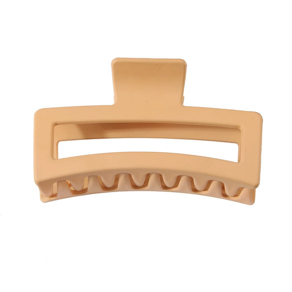 Women's Minimalist Geometric Ps Hair Clip With Paint Treatment And Multiclaw Design