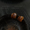 Women's Minimalist Geometric Resin Potato Chip Shaped Earrings With Silver Needle Smudged Color Retro Fashion Earrings