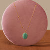 Women's Minimalist Geometric Stainless Steel And 18K Gold Necklace With Electroplating