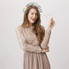 Women's Minimalist Geometric Zinc Alloy And Alloy Electroplated Rhinestone Letter Birthday Headband And Crown