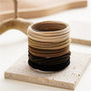 Women's Minimalist Handmade Towel Ring Rubber Band Hair Band High Elastic Seamless Hair Tying Headwear