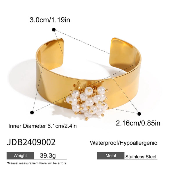 Women's Minimalist Jewelry Set With Stainless Steel And Titanium Steel Love Drop Bell Pattern Electroplated Rings Earrings Necklaces Bracelets
