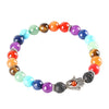 Women's Minimalist Natural Stone Beaded Bracelet With Electroplated Alloy Accents Semi Precious Crystal Volcanic Rock Amethyst Lapis Tiger's Eye Red Agate