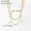 Women's Minimalist Stainless Steel And Titanium Steel Geometric Clavicle Necklace