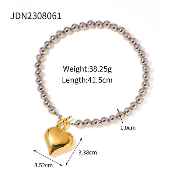 Women's Minimalist Stainless Steel And Titanium Steel Geometric Clavicle Necklace
