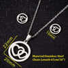 Women's Minimalist Stainless Steel Heart Pendant Necklace With Electroplated Ochain Design