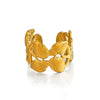 Women's Minimalist Stainless Steel Shell And Starfish Ring With Electroplated Finish Ocean Inspired Fashion Jewelry