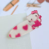 Women's Mixed Materials Handmade Cute Cartoon Duckbill Bangs Hair Clip