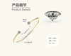 Women's Moissanite Bracelet S925 Sterling Silver Open Style With Geometric Constellation Doll Crown Heart Fruit And More Patterns Electroplated