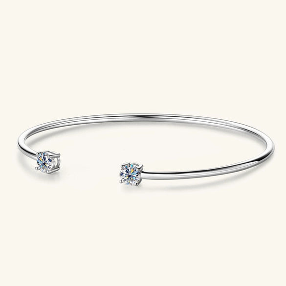 Women's Moissanite Bracelet S925 Sterling Silver Open Style With Geometric Constellation Doll Crown Heart Fruit And More Patterns Electroplated