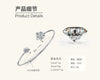 Women's Moissanite Bracelet 925 Sterling Silver Geometric Style Electroplated