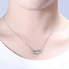 Women's Moissanite Crown Pendant Necklace In Sterling Silver With Electroplated Finish And Ochain