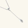 Women's Moissanite Pendant Necklace 925 Sterling Silver Geometric Style Electroplated Ochain