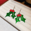 Women's Moissanite Snowflake Earrings With Pearl Tassels Alloy Diamond Design And Silver Ear Posts For Festive Christmas Fashion