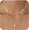 Women's Multi Layer Copper Heart Pendant Clavicle Necklace Electroplated Minimalist Casual Chain