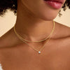 Women's Multi Layer Copper Heart Pendant Clavicle Necklace Electroplated Minimalist Casual Chain