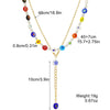 Women's Multilayer Alloy Necklace With Cross Chain Ushape Drop Shape Star Geometric Pattern Electroplated