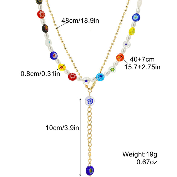 Women's Multilayer Alloy Necklace With Cross Chain Ushape Drop Shape Star Geometric Pattern Electroplated