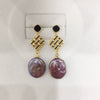 Women's Natural Freshwater Baroque Alien Shaped Pearl Earrings S925 Sterling Silver Retro Style