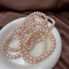 Women's Natural Freshwater Pearl Bracelet 925 Silver Plated 18K Gold With Flat Round And Bun Round Pearls