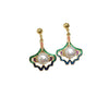 Women's Natural Freshwater Pearl Earrings S925 Sterling Silver Cloisonn¡§| Oblate