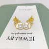 Women's Natural Freshwater Pearl Earrings S925 Sterling Silver Microinlaid Zircon Seashells Feather Oblate Style